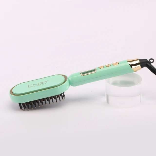 Brosse Lissante Chauffante Avec Contrôle De Température avec écran LCD ENZO Original EN-4102 – Image 4