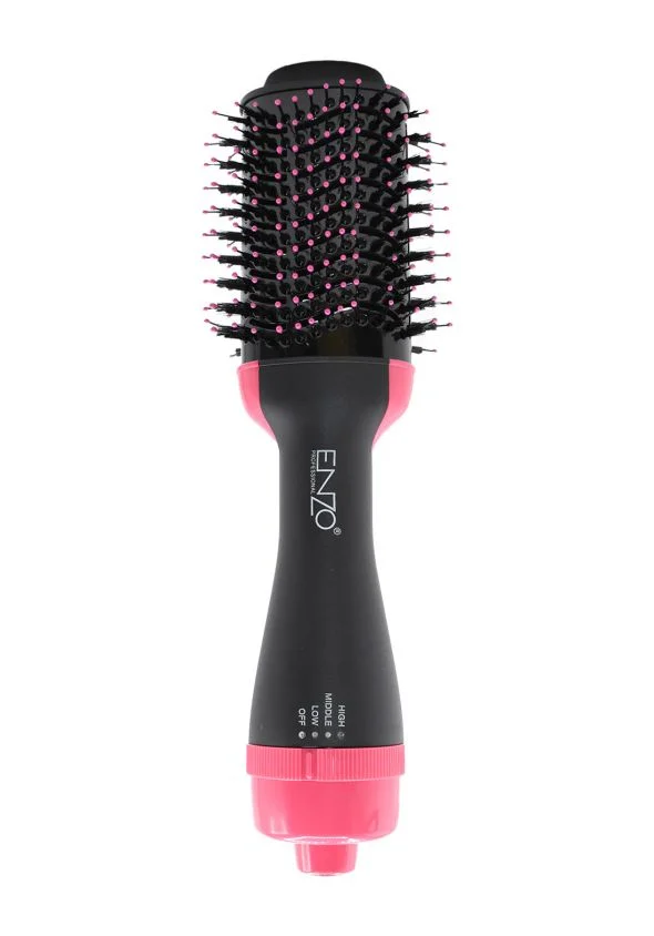 Brosse soufflante Professional 1000W avec Technologie Céramique pour Protection Protein/Keratin ENZO Original EN-4118 Rose – Image 3