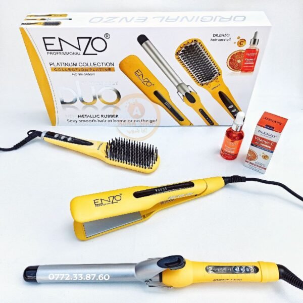 Collection Pack Enzo Professional Platinum Céramique Enzo Original EN-3955W – Image 3