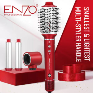 Pack Enzo Pro Multifonction Brosse Soufflante et Sèche-Cheveux Haute Vitesse ENZO Original EN-6225