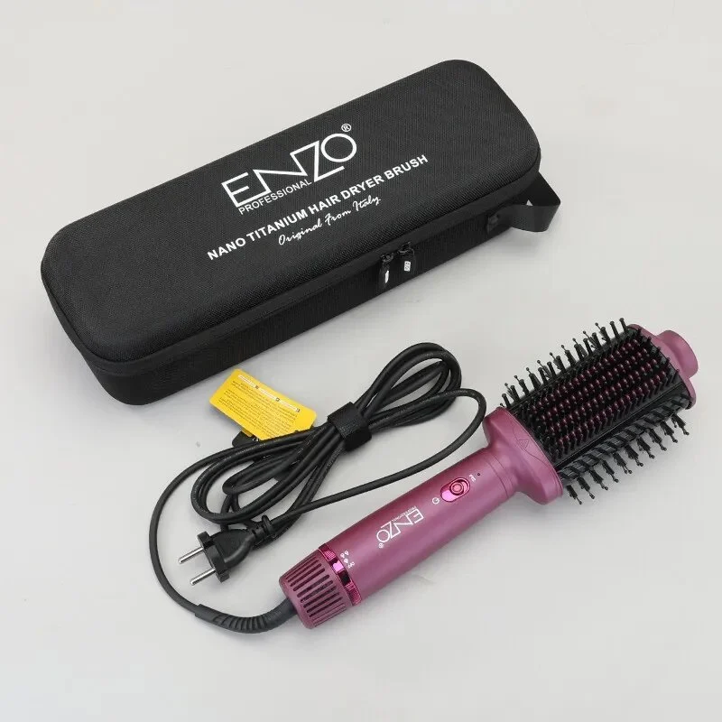 Brosse soufflante Professional 1500W 2 en 1 ENZO Original EN-4110 rose – Image 3