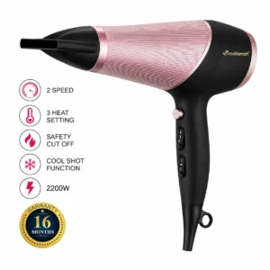 Sèche cheveux 2200W 2 Vitesses 03 Reglages de Chaleur MultiSmart MS-HR104